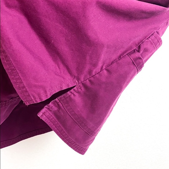 Cherokee Workwear Purple Scrub Top - Picture 6 of 7